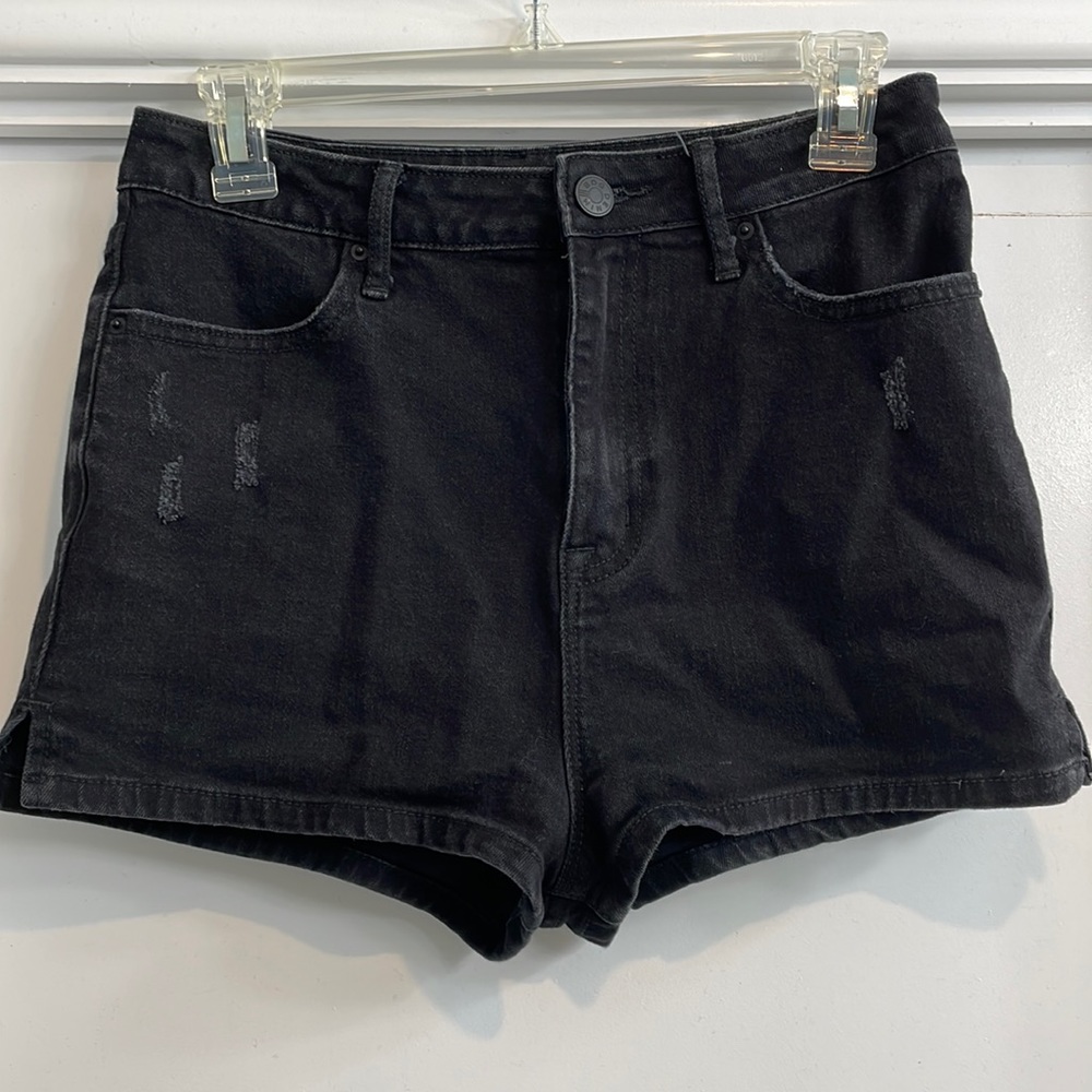 BDG Denim black shorts